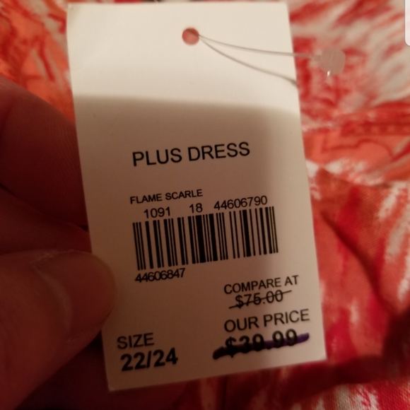 NWT Cato sleeveless sharkbite hem midi dress - Picture 9 of 9